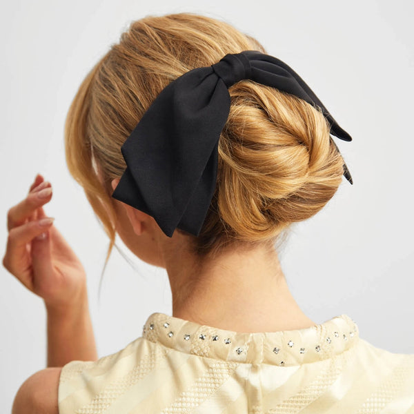 Fabric Bow Hair Clip