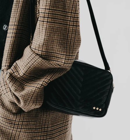 Quilted Camera Crossbody Bag